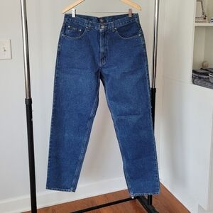Vintage America Perry Ellis High-Waisted Straight Leg Jeans 34x32